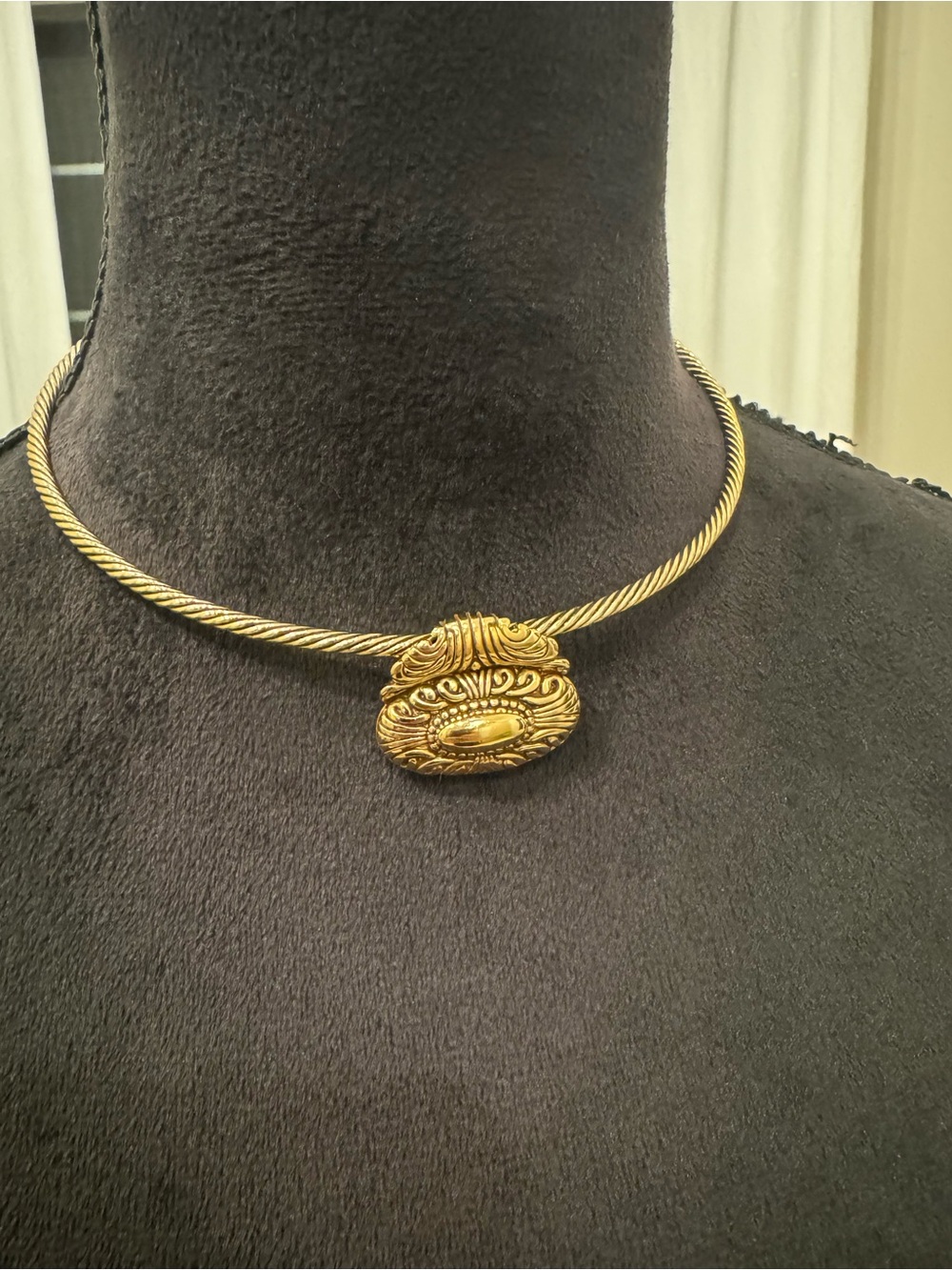 Premier Designs Avalon Gold-Tone Collar Necklace